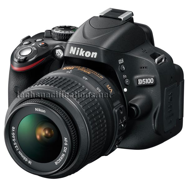 nikon d5100 dslr camera tech specs