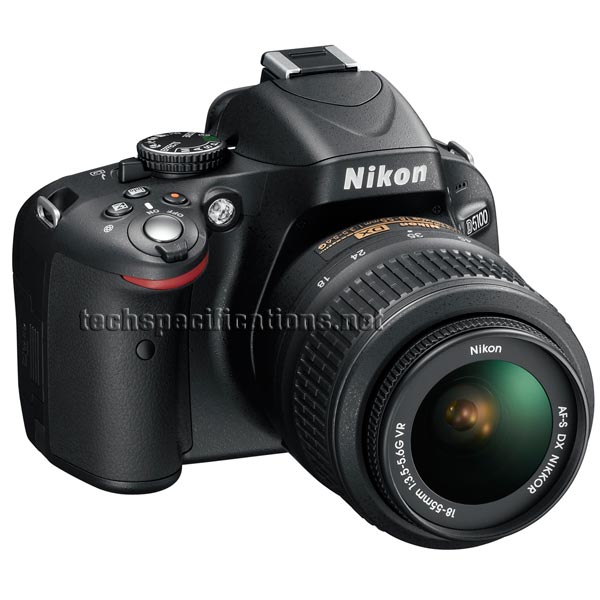 nikon d5100 dslr camera tech specs