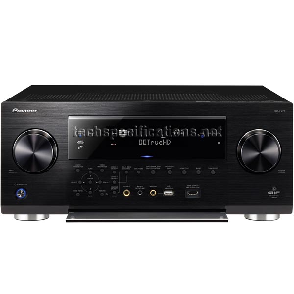 pioneer sc-lx77-k av receiver tech specs
