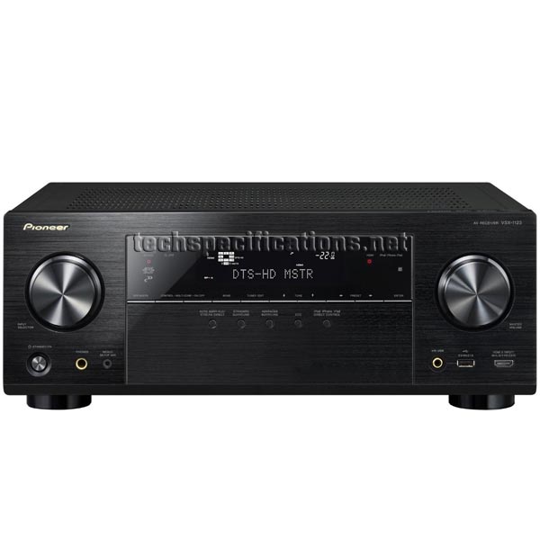 pioneer vsx-1123-k av receiver tech specs