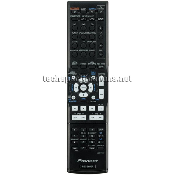 pioneer vsx 324-k-p 5.1 audio system tech specs