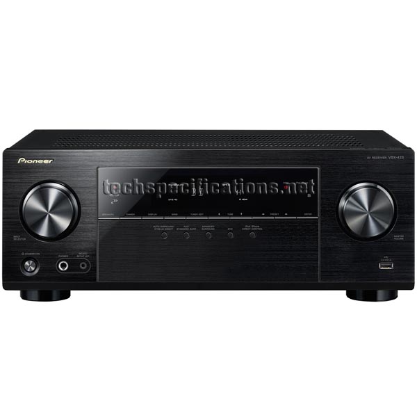 technical specifications of pioneer vsx-423-k av receiver