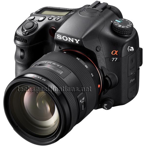 sony a77 dslr camera tech specs