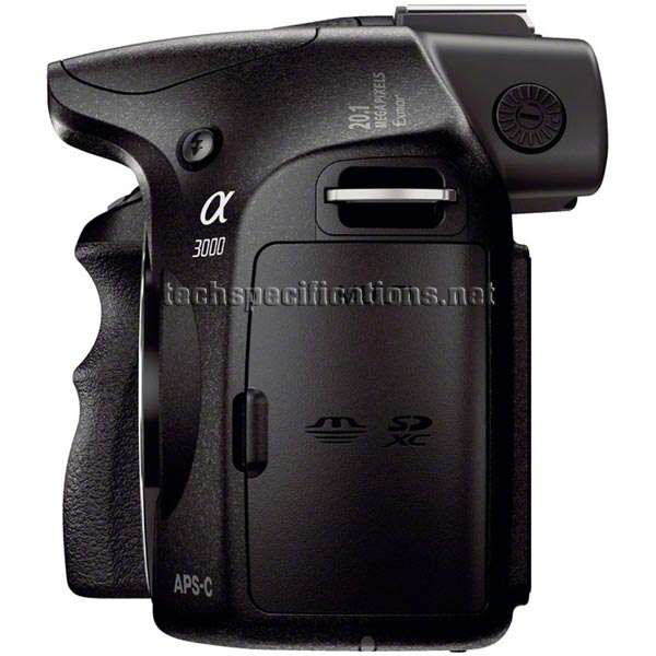 sony ilce3000 dslr camera tech specs