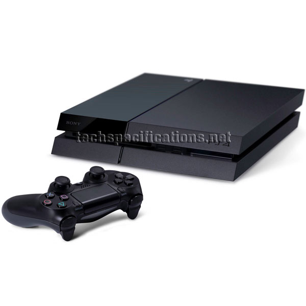 technical specifications of sony playstation 4 console