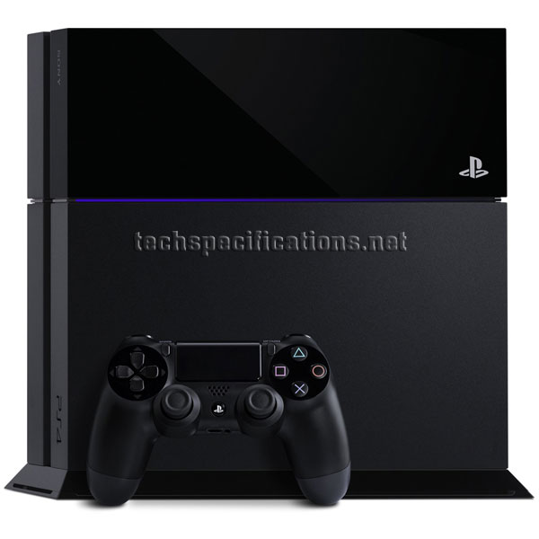 technical specifications of sony playstation 4 console