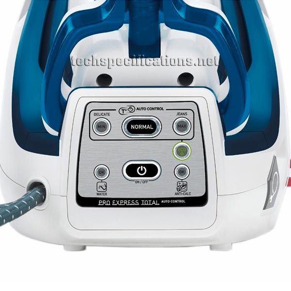 Tefal Pro Express Total GV8960  Steam Generator Iron Tech Specs